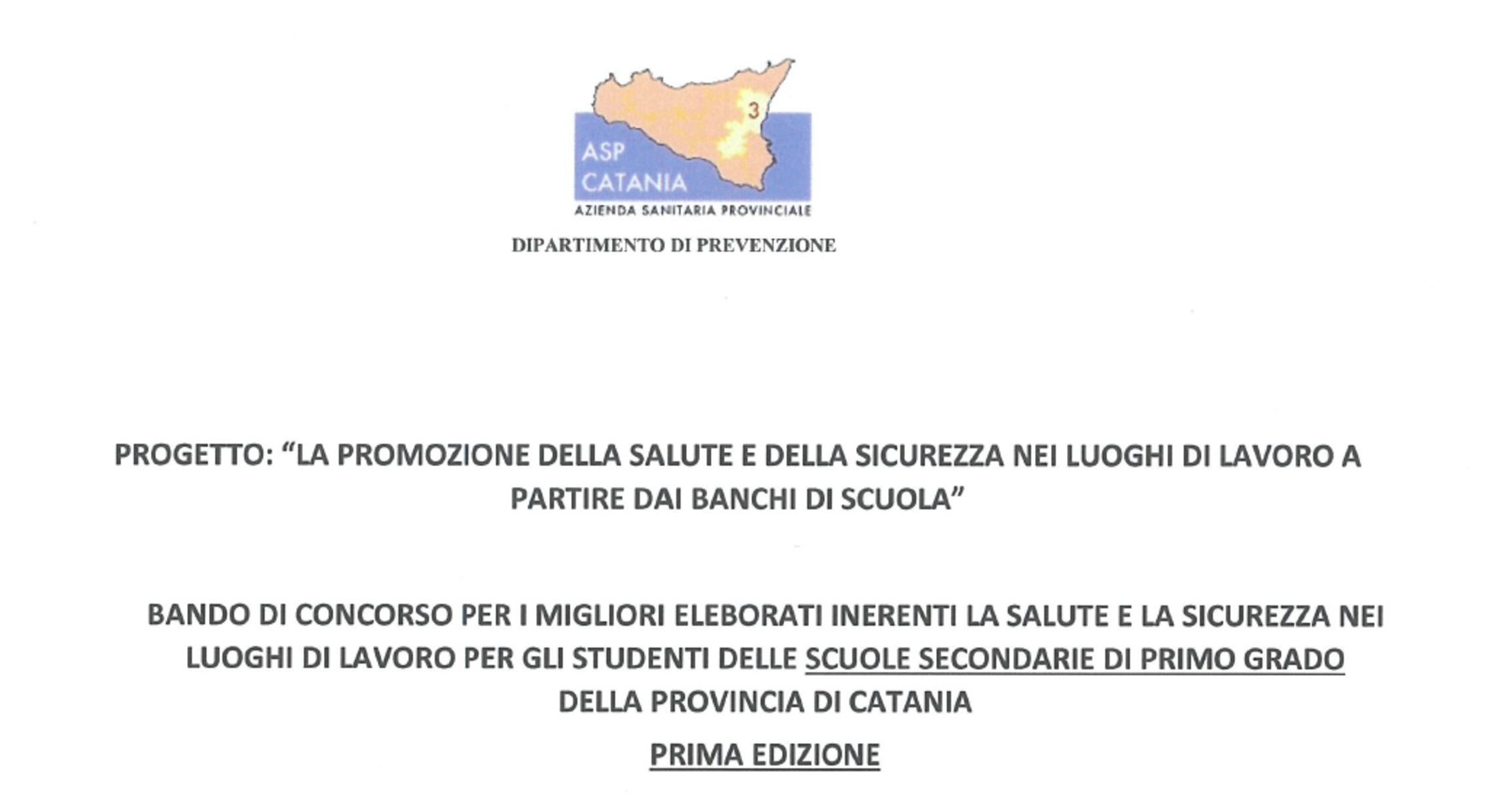 La promozione della salute e della sicurezza nei luoghi di lavoro a partire dai banchi di scuola